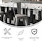 Flash Furniture Clear Coat Metal Counter Stool & Gray Poly Seat XU-DG-TP001B-24-PL1G-GG - alternate 4